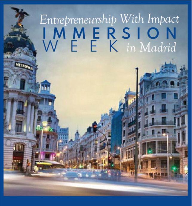 Immersion Week 2023: Entrepreneurship with Impact